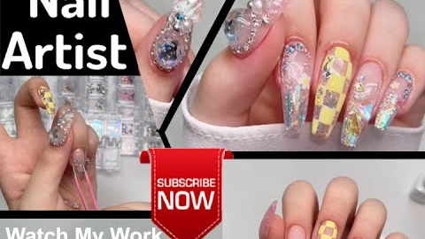 Pretty nails manicure tutorial | Come and learn super simple fairy nail |Super Diy spixie Nail 2022