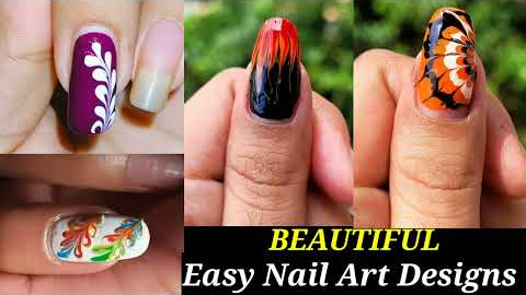 Easy Nail Art Designs for Beginners | Beautiful Nail Art Without Tools | @shreema vlogs