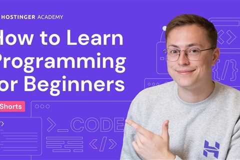 How to Learn Programming for Beginners #shorts