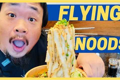 Amazing Flying Noodles in Honolulu Hawaii