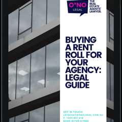 Buying a Rent Roll Legal Guide eBook Now Released to the Australian Market