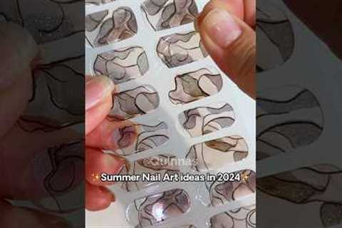 Summer nail art ideas for 2024💅#nails #nailart #nailtutorial #naildesign #nail #nailartdesigns #fyp
