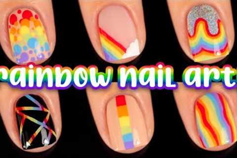 Rainbow Nail Art Designs Compilation! Easy Summer Nails || KELLI MARISSA