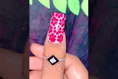 Easy Nail Art Design With Sticker ✨💅💖#viral #explorepage #explore #ytshorts #trending #nailart