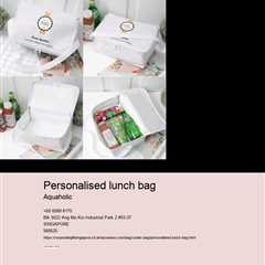 personalised lunch bag