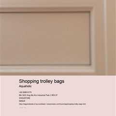 shopping trolley bags