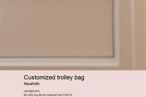 customized trolley bag