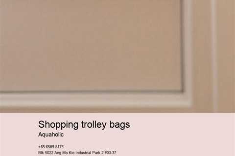 shopping trolley bags