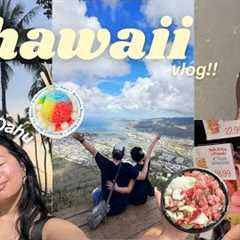 I spent 6 days in Hawaii 🌺 | best food in Oahu, local farmers market & shopping