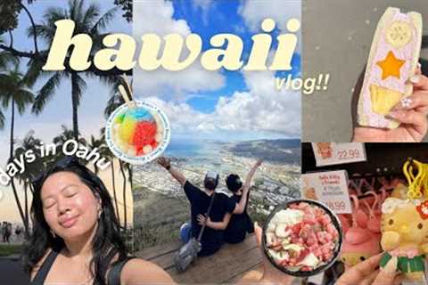 I spent 6 days in Hawaii 🌺 | best food in Oahu, local farmers market & shopping