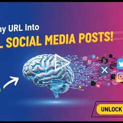 ✅  This AI Turns Any URL Into Viral Social Media Posts! 🔥