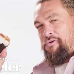 Jason Momoa Eating Hawaiian Food For 1 Minute Straight